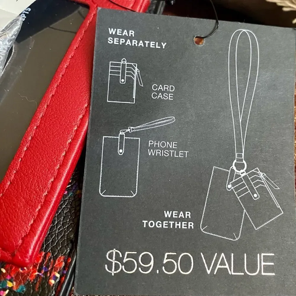 INC Phone Wristlet & Card Holder NWT